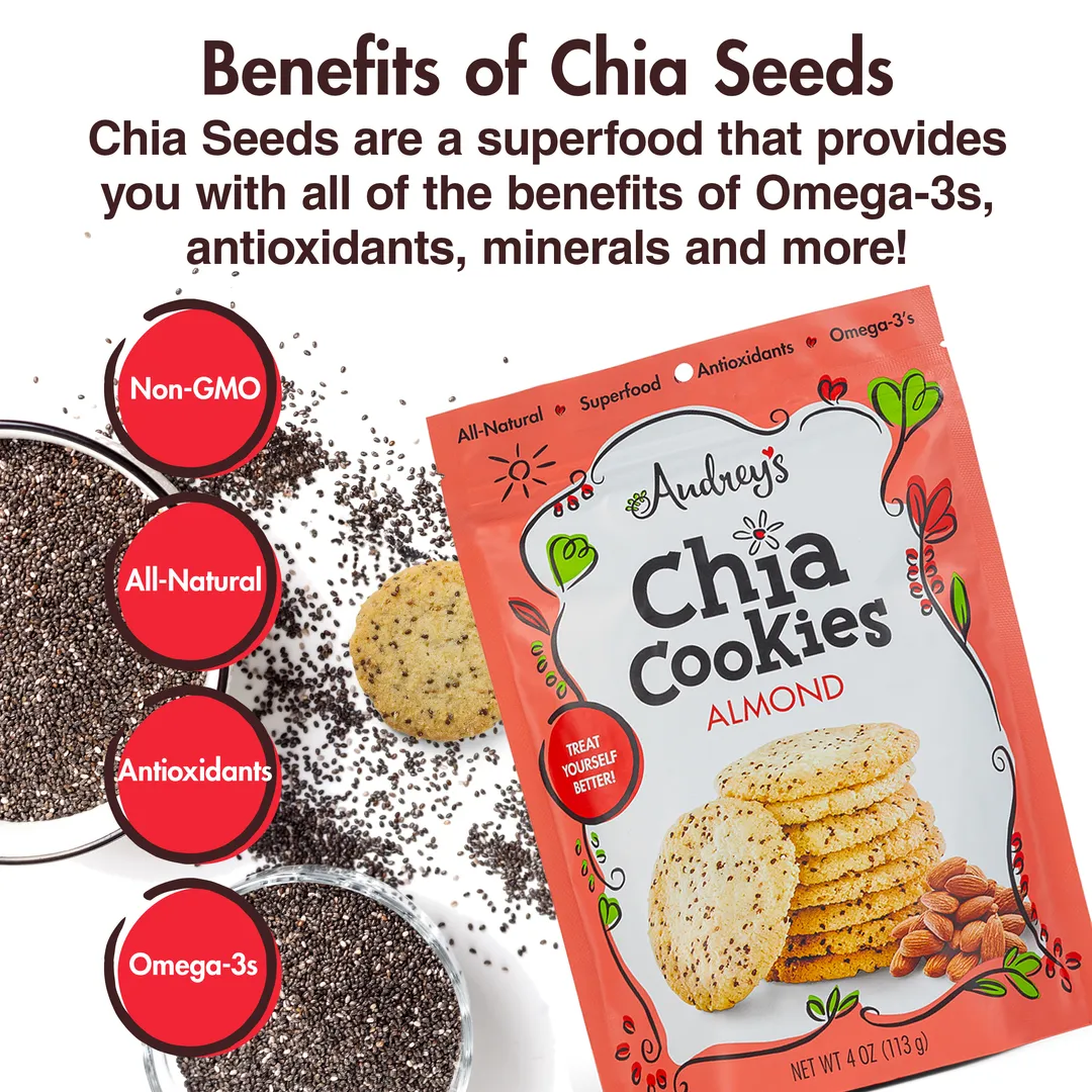 Audrey's Chia Cookies - Almond