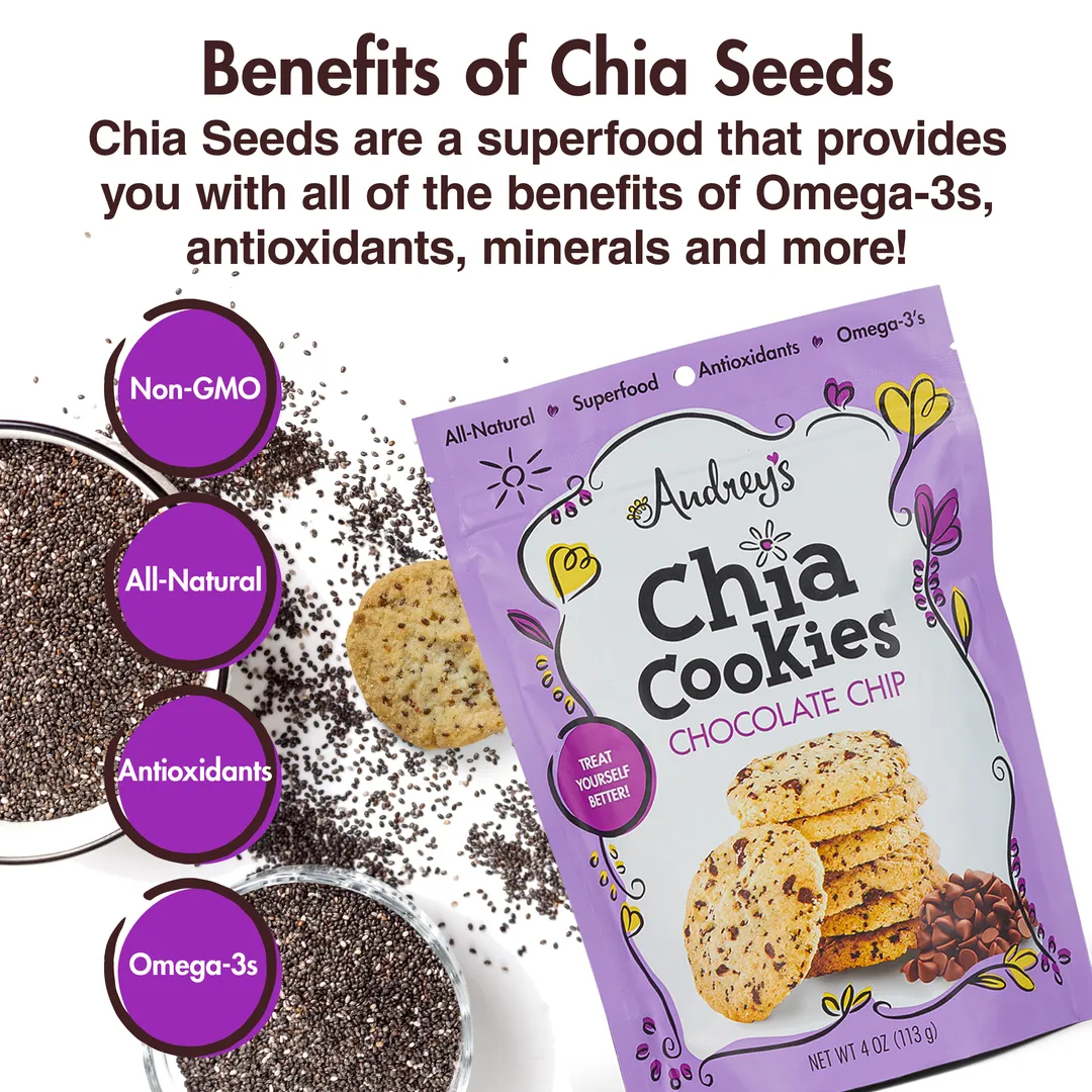 Audrey's Chia Cookies - Chocolate Chip