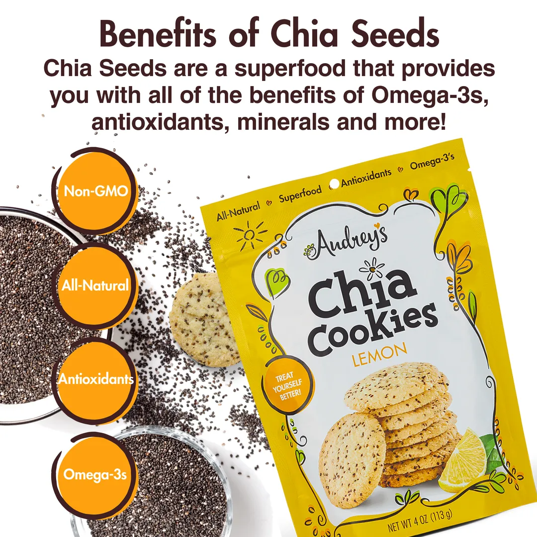 Audrey's Chia Cookies - Lemon