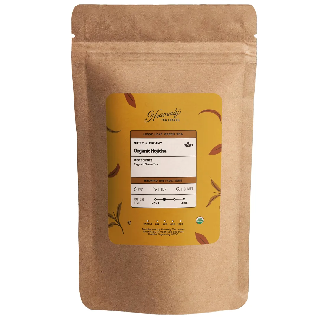 Organic Hojicha, Loose Leaf Japanese Green Tea, 1 lb.