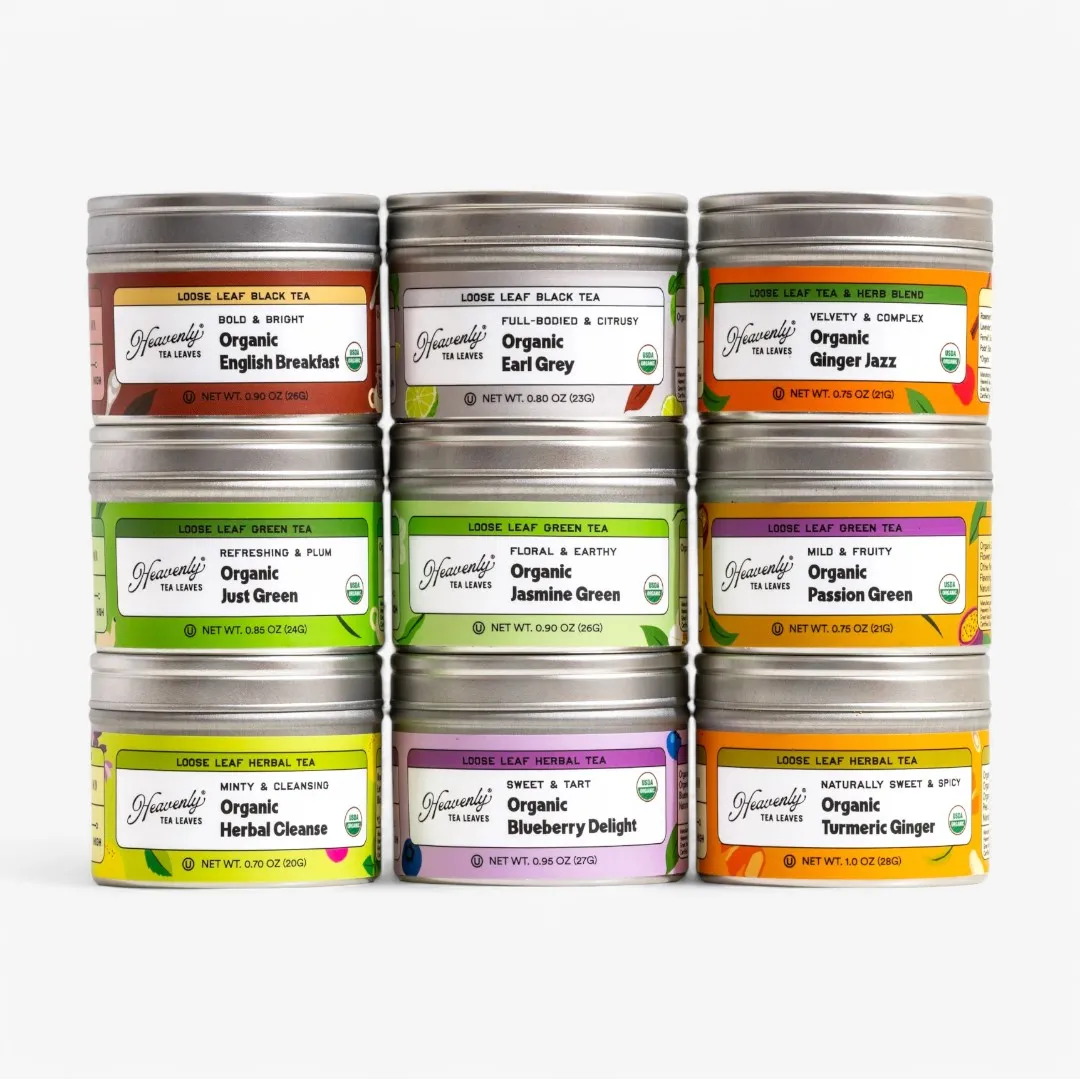 Organic Loose Leaf Tea Sampler Set