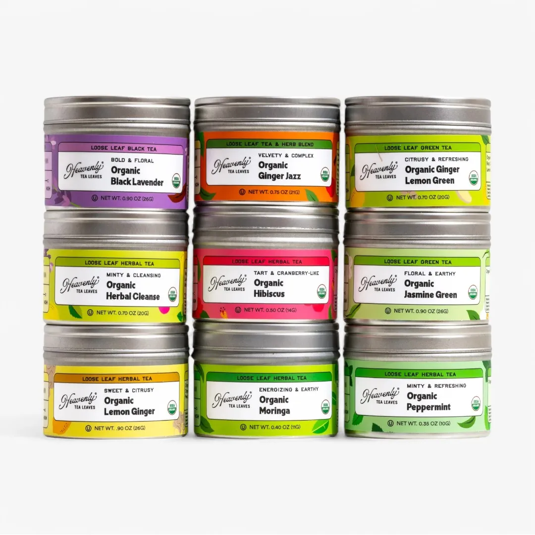 Organic Wellness 9 Loose Leaf Tea Sampler