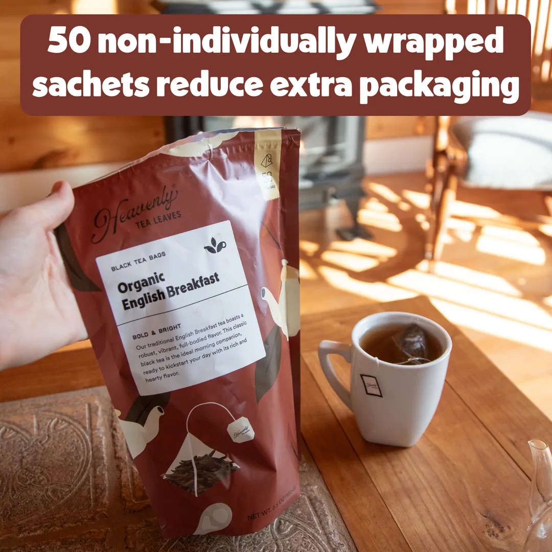 Organic Jasmine Green, Bulk Compostable Pyramid Tea Bags