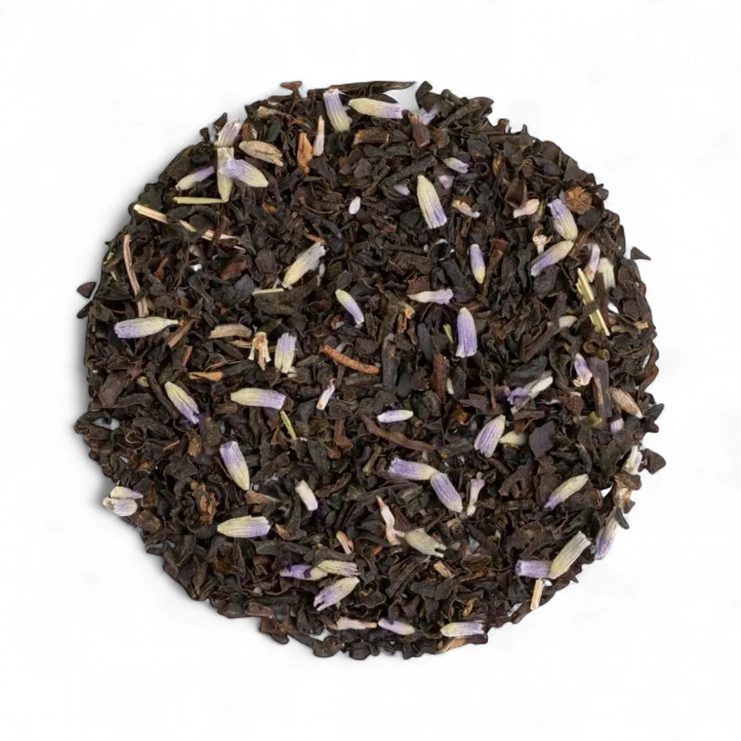 Organic Black Lavender, Bulk Loose Leaf Black Tea