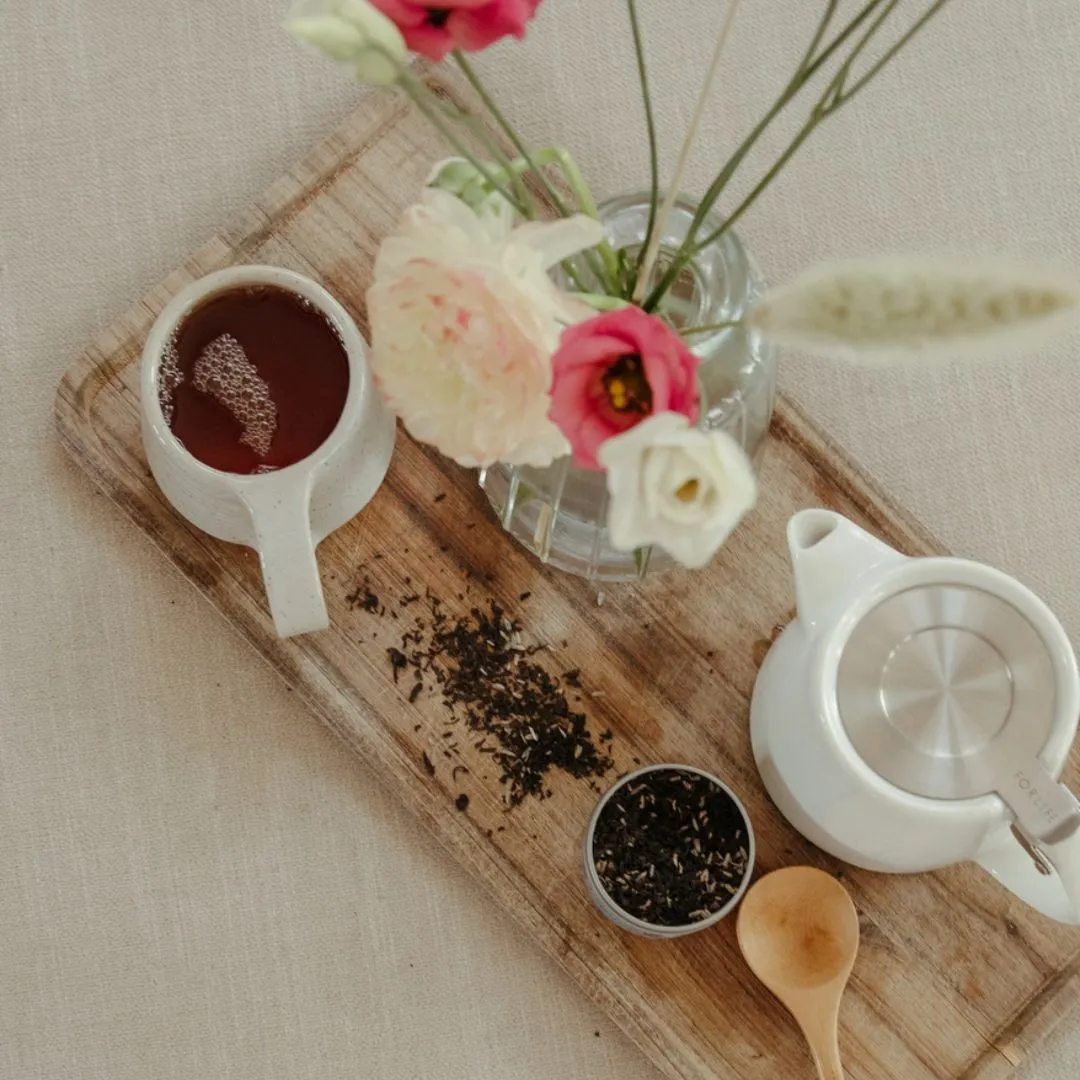 Organic Black Lavender, Bulk Loose Leaf Black Tea