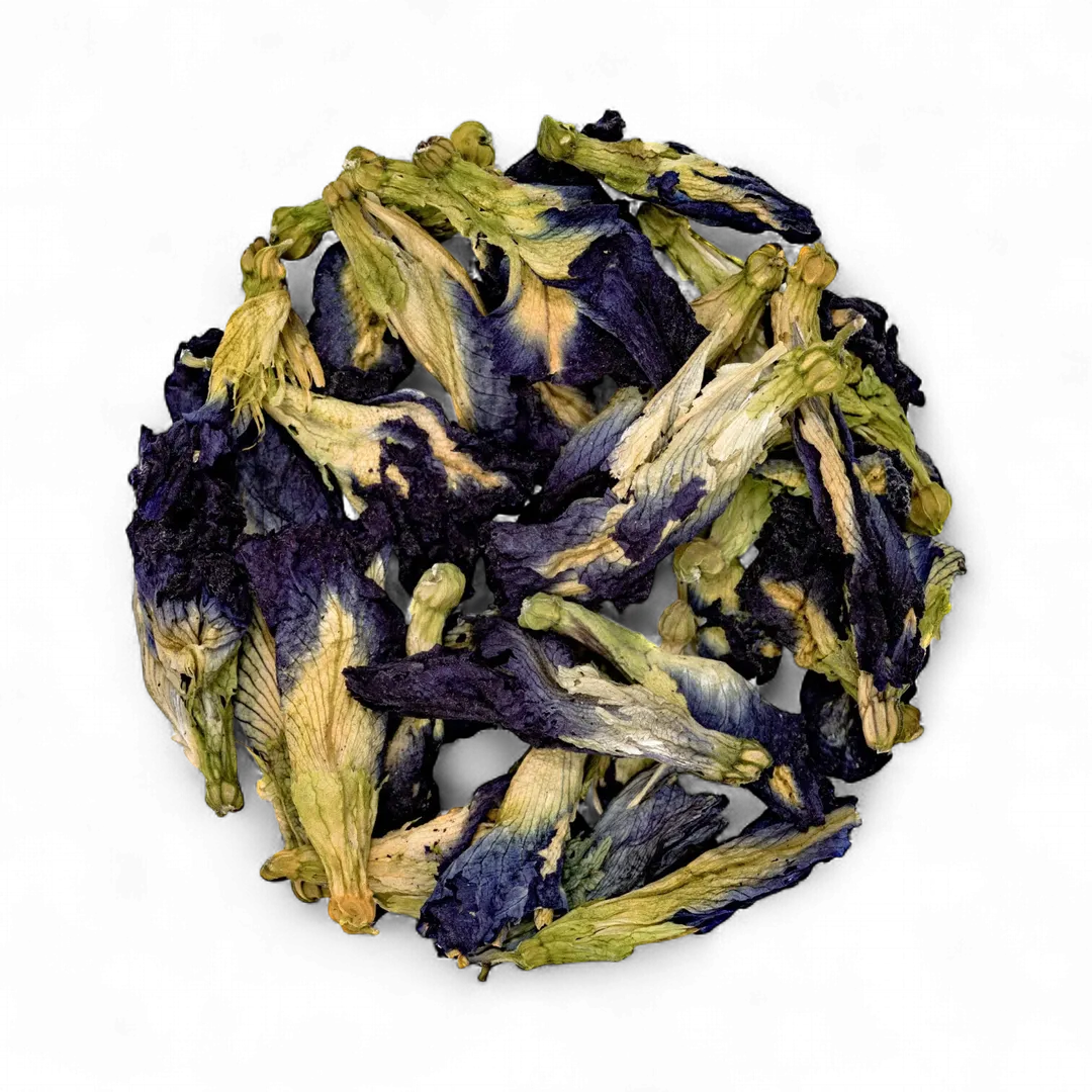 Organic Butterfly Pea Flower, Bulk Loose Leaf Herbal Tea, 16 Oz.