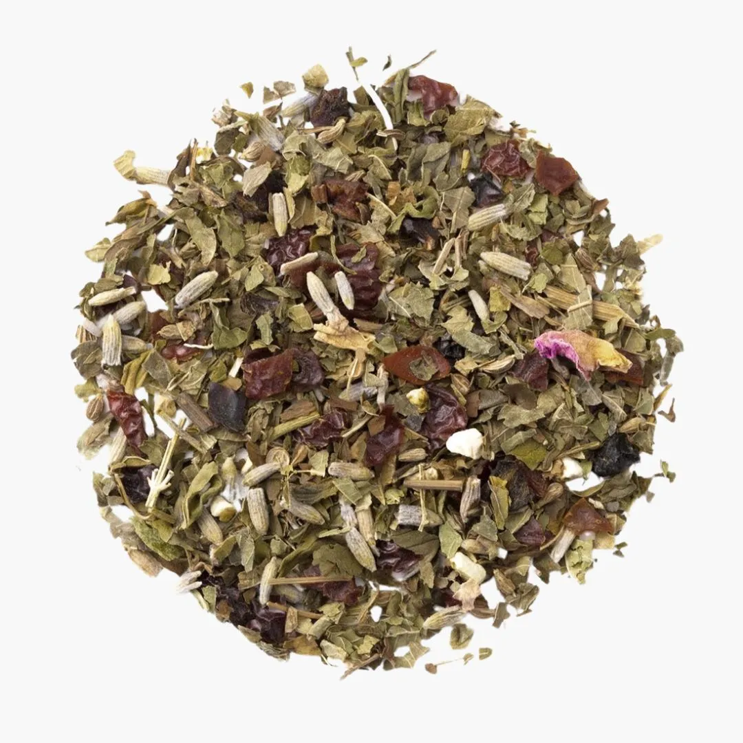Organic Herbal Cleanse, Loose Leaf Herbal Clear Top Tea Tin