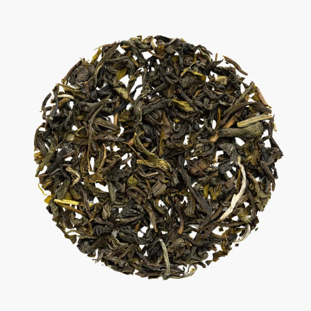 Organic Jasmine Green, Loose Leaf Green Clear Top Tea Tin