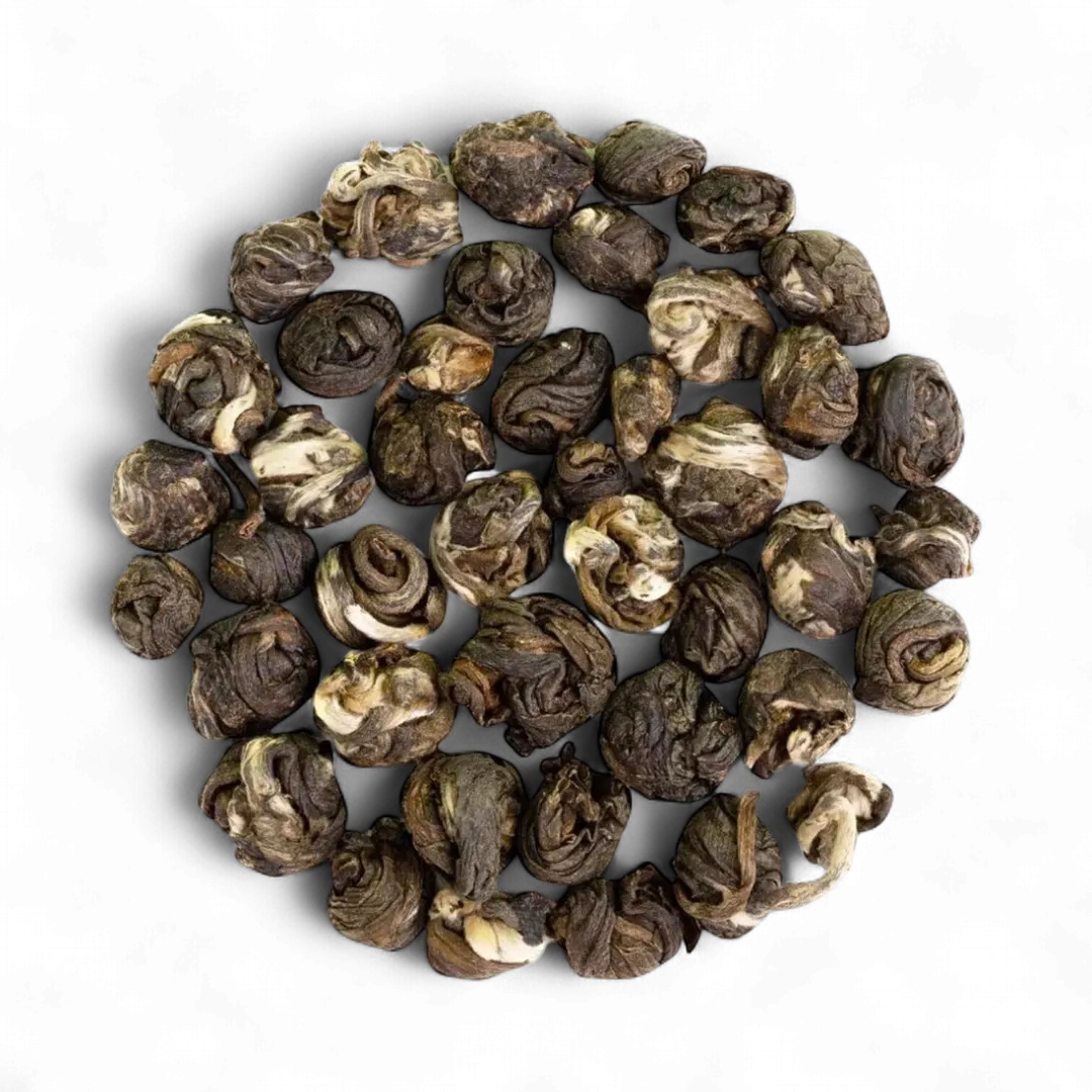 Organic Jasmine Pearl, Bulk Loose Leaf Green Tea, 1 lb.