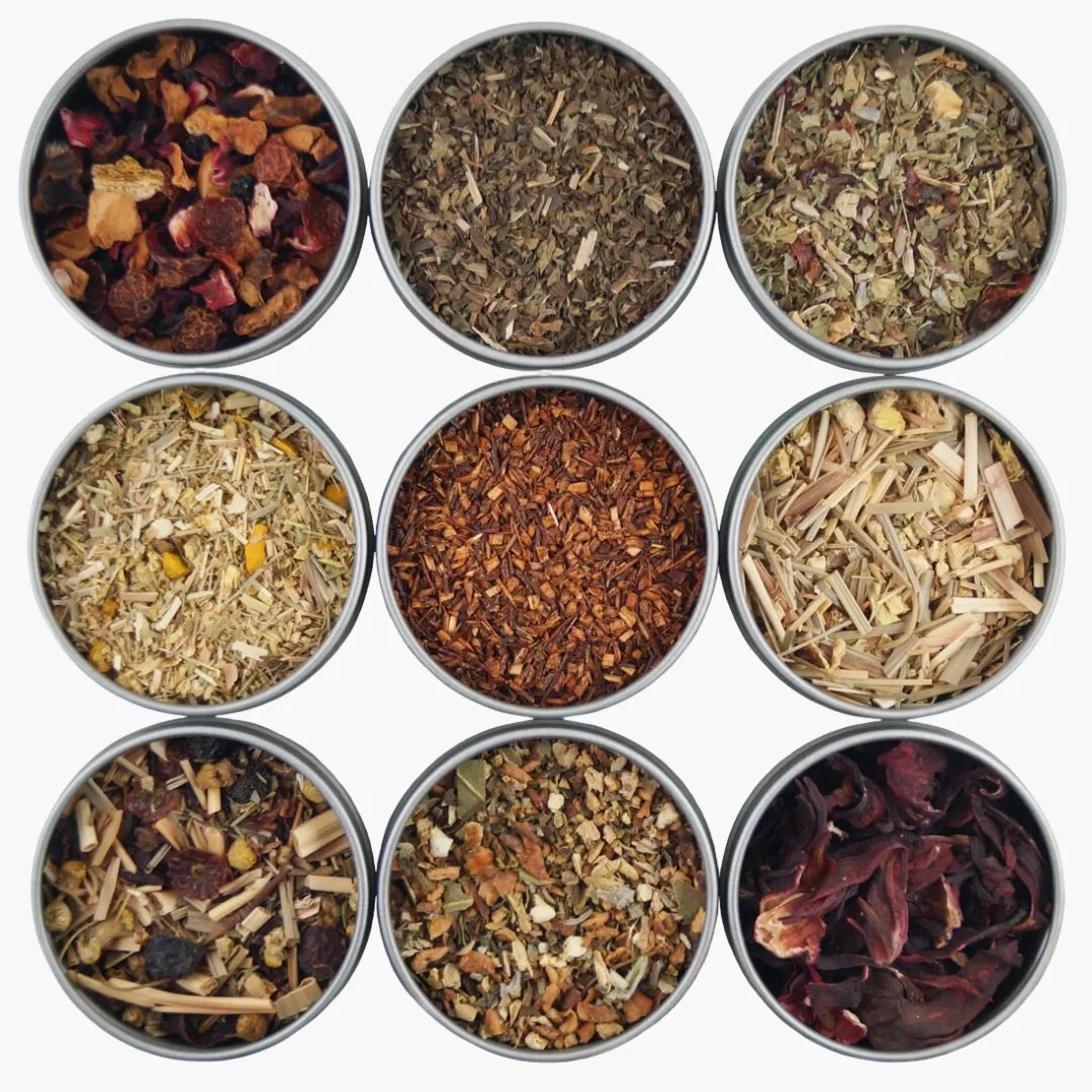Organic Loose Leaf Herbal Tea Sampler Set