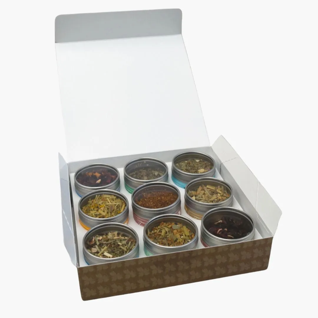Organic Loose Leaf Herbal Tea Sampler Set
