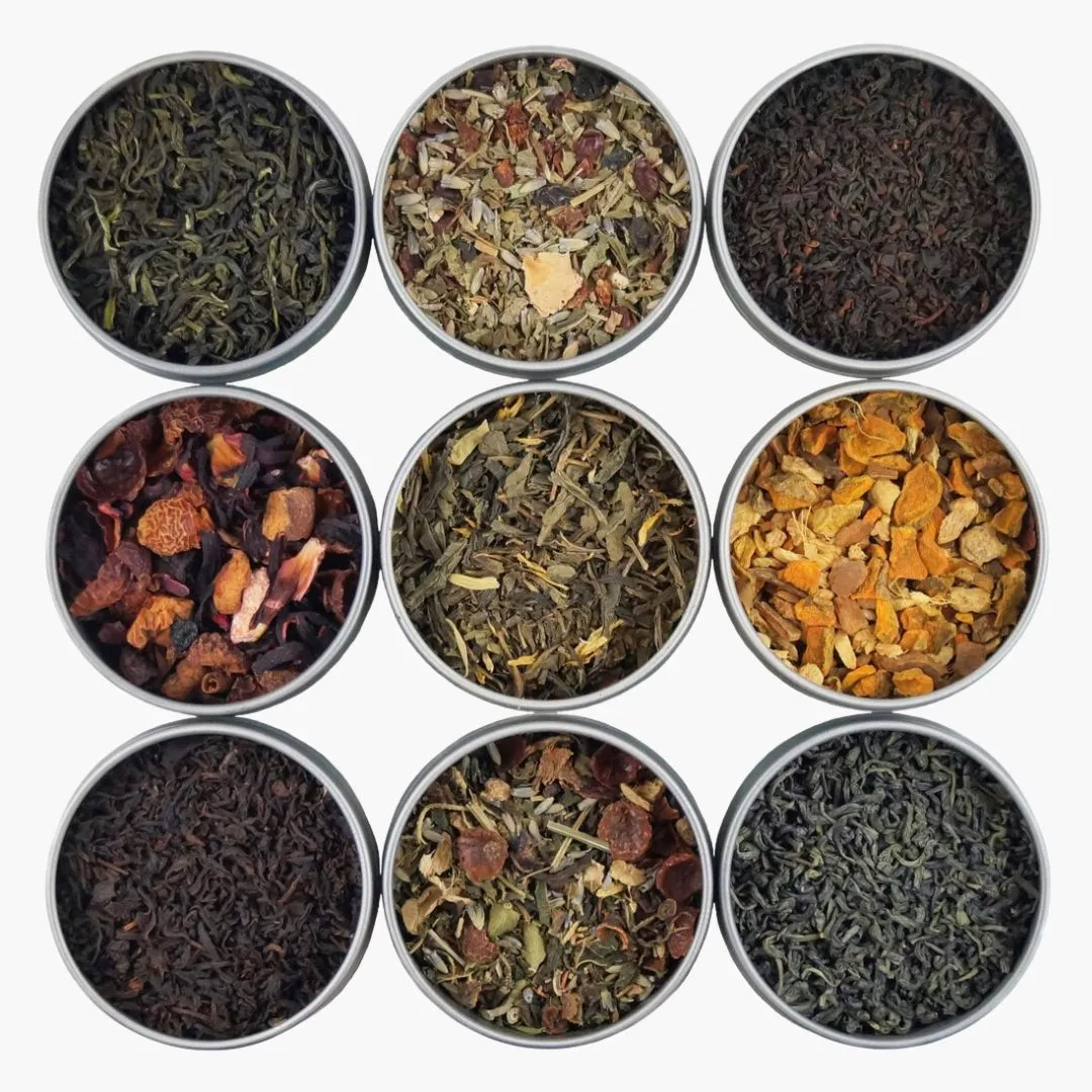 Organic Loose Leaf Tea Sampler Set