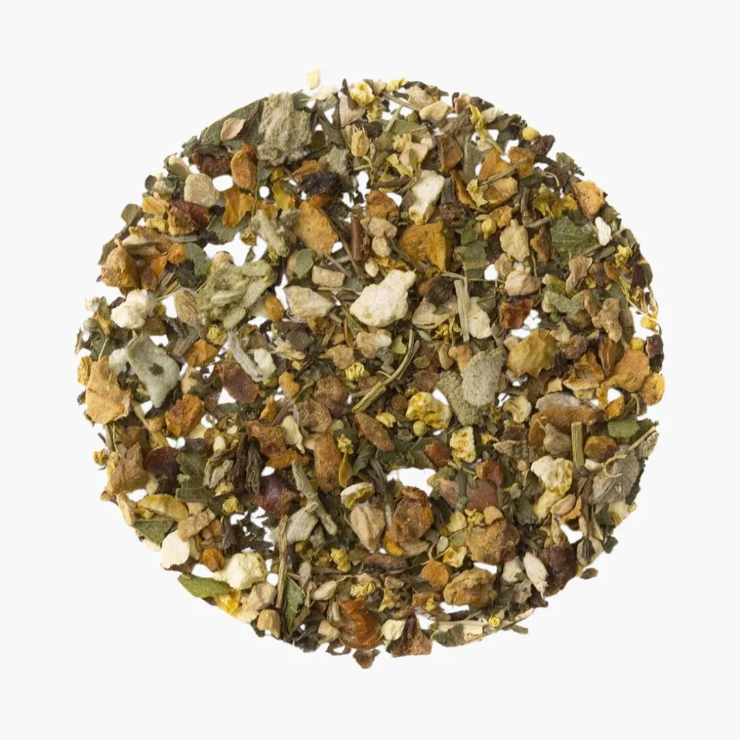 Organic Refresh, Loose Leaf Herbal Clear Top Tea Tin