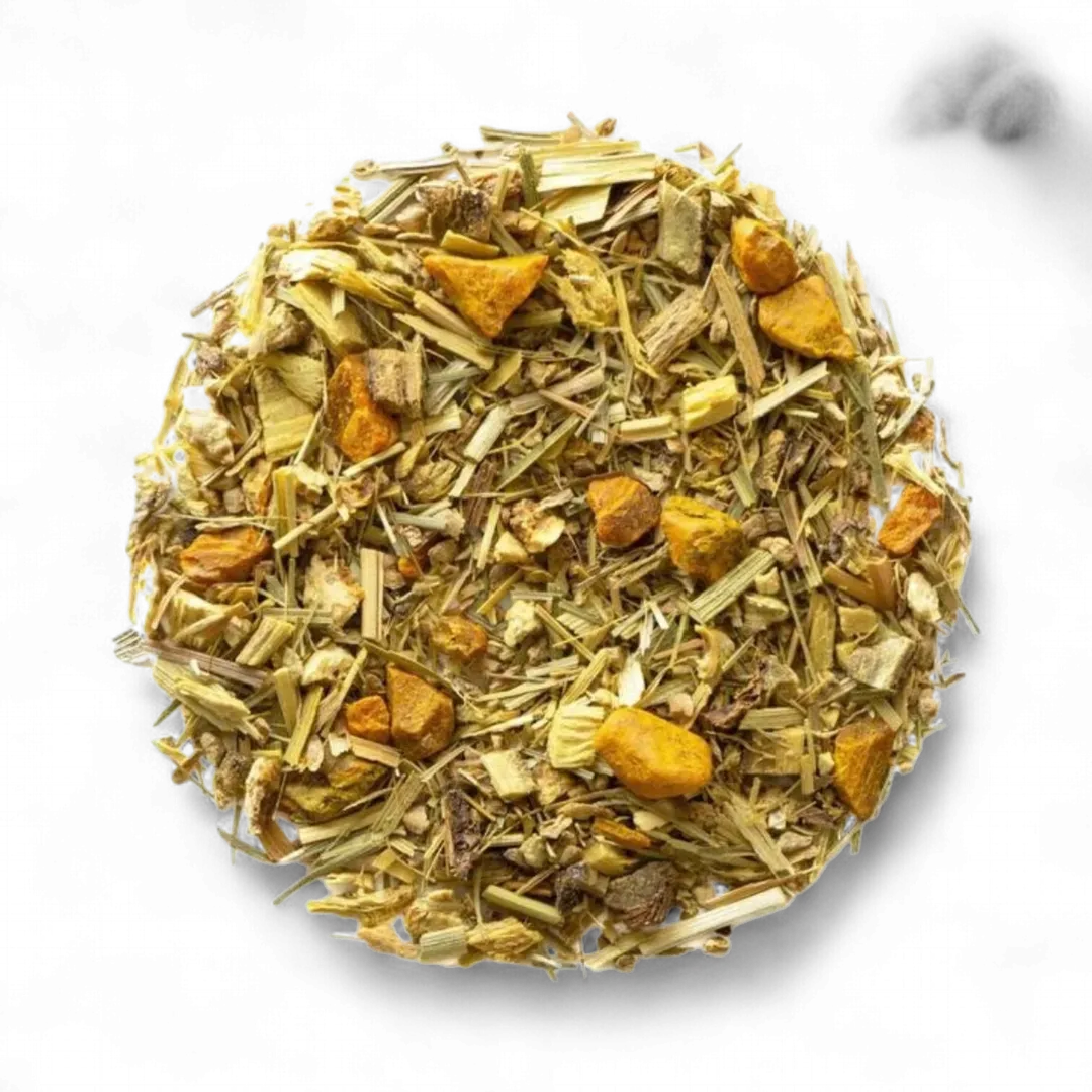 Organic Turmeric Ginger, Bulk Loose Leaf Herbal Tea, 1 lb.