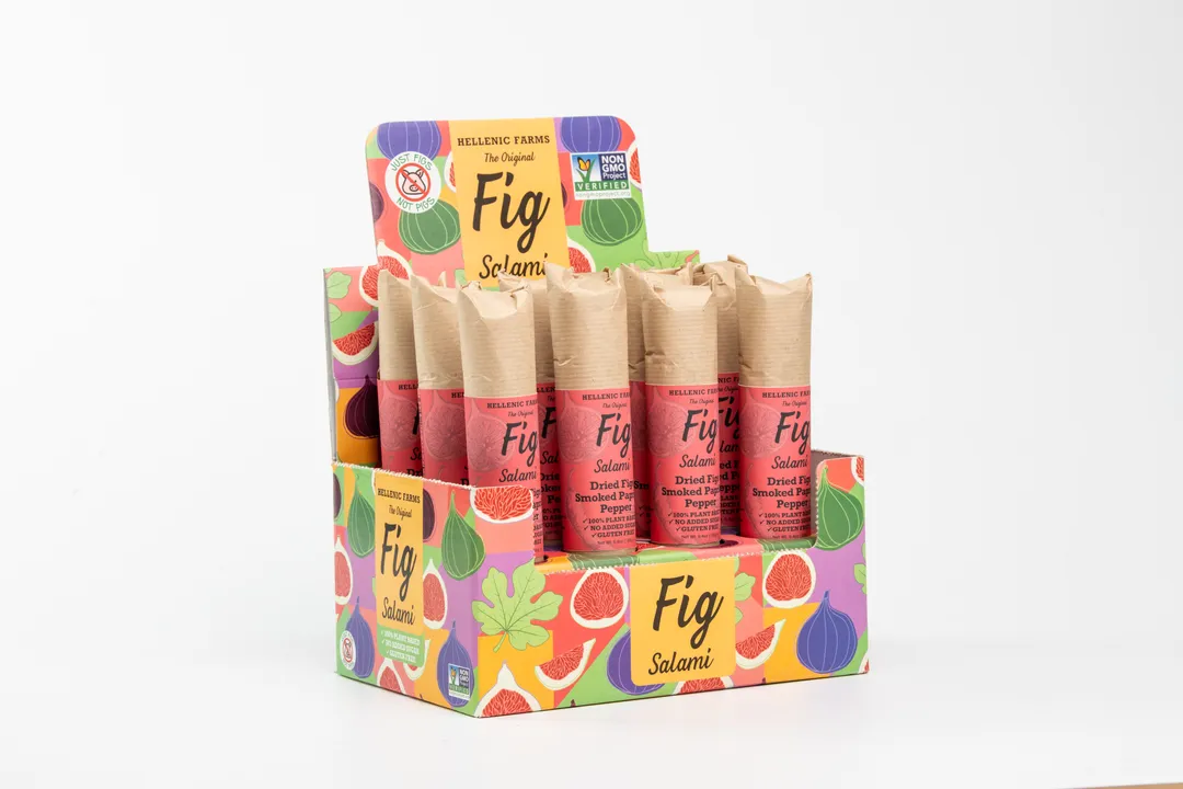 Plant-Based Fig Salami with Smoked Paprika