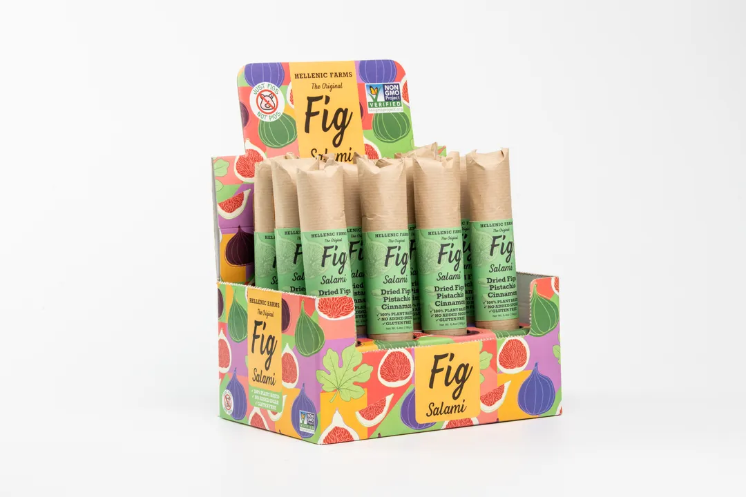 Plant-Based Fig Salami with Pistachio & Cinnamon