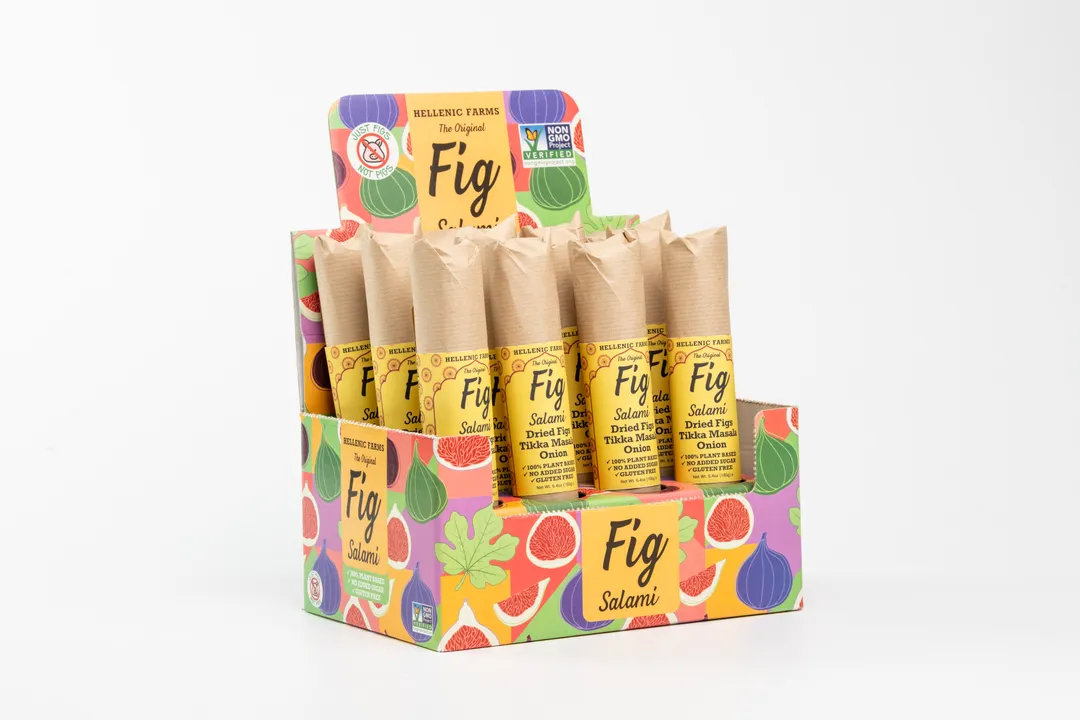 Plant-Based Fig Salami with Tikka Masala & Onion