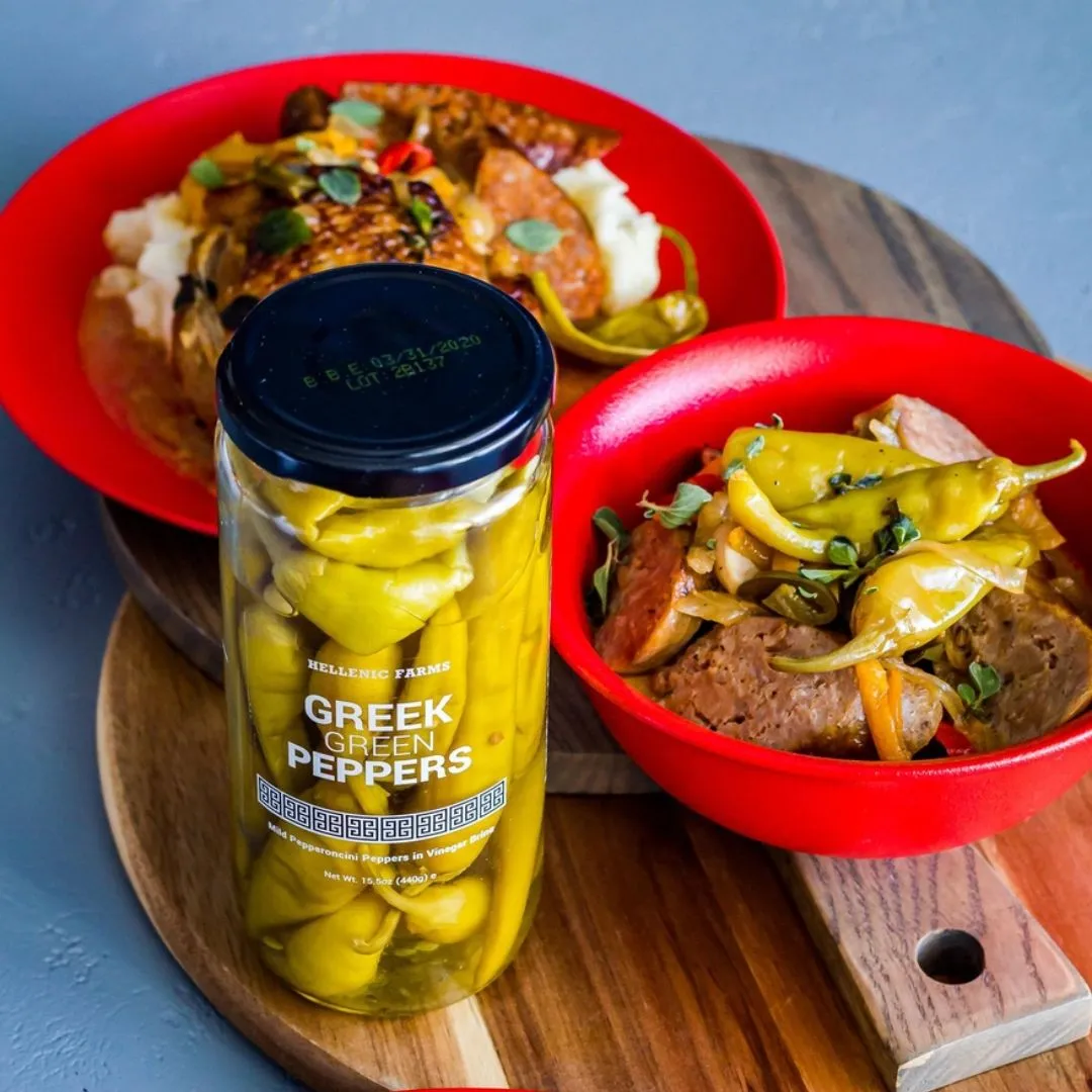 Hellenic Farms Greek Green Peppers