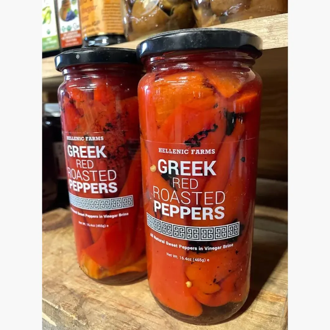 Hellenic Farms Greek Red Roasted Peppers