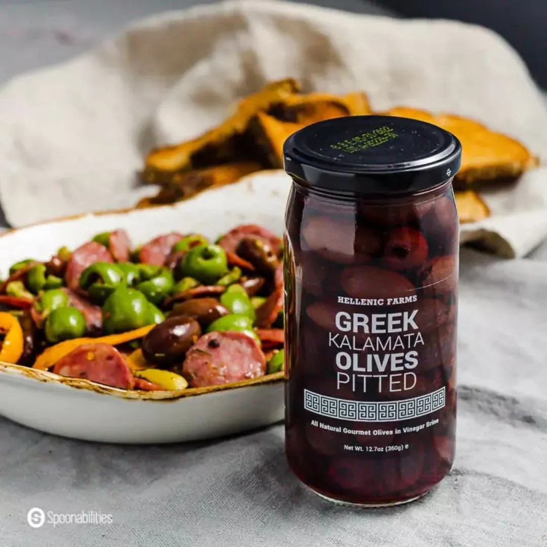 Hellenic Farms Pitted Kalamata Olives