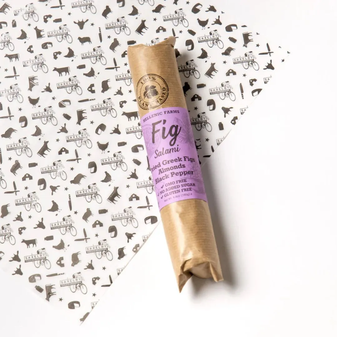 Plant-Based Fig Salami with Almonds & Black Pepper