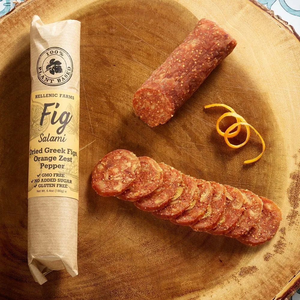 Plant-Based Fig Salami with Orange Zest
