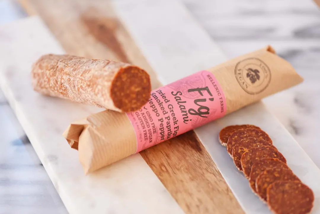 Plant-Based Fig Salami with Smoked Paprika