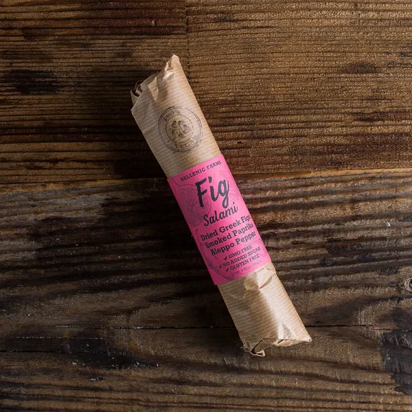 Plant-Based Fig Salami with Smoked Paprika