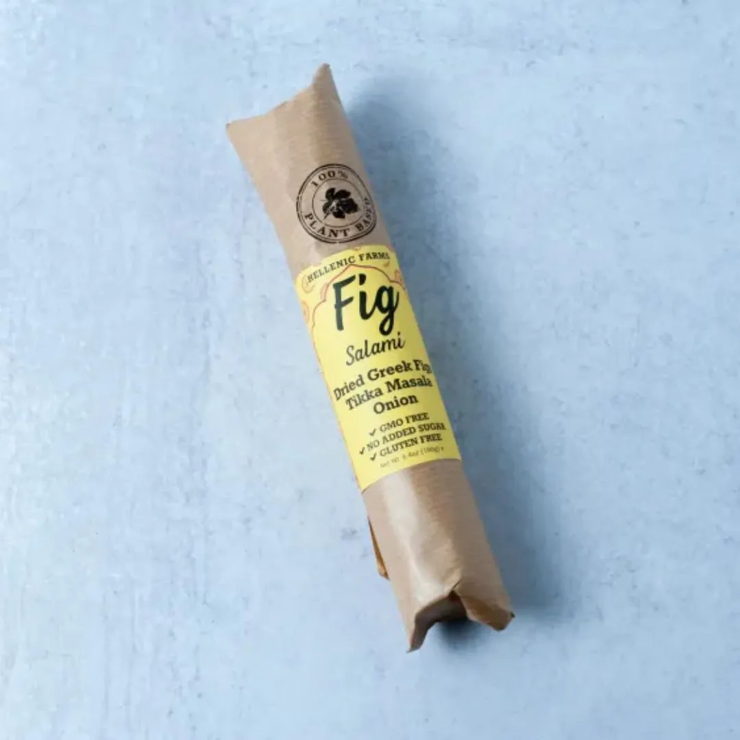 Plant-Based Fig Salami with Tikka Masala & Onion