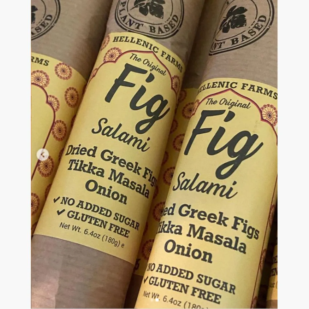 Plant-Based Fig Salami with Tikka Masala & Onion