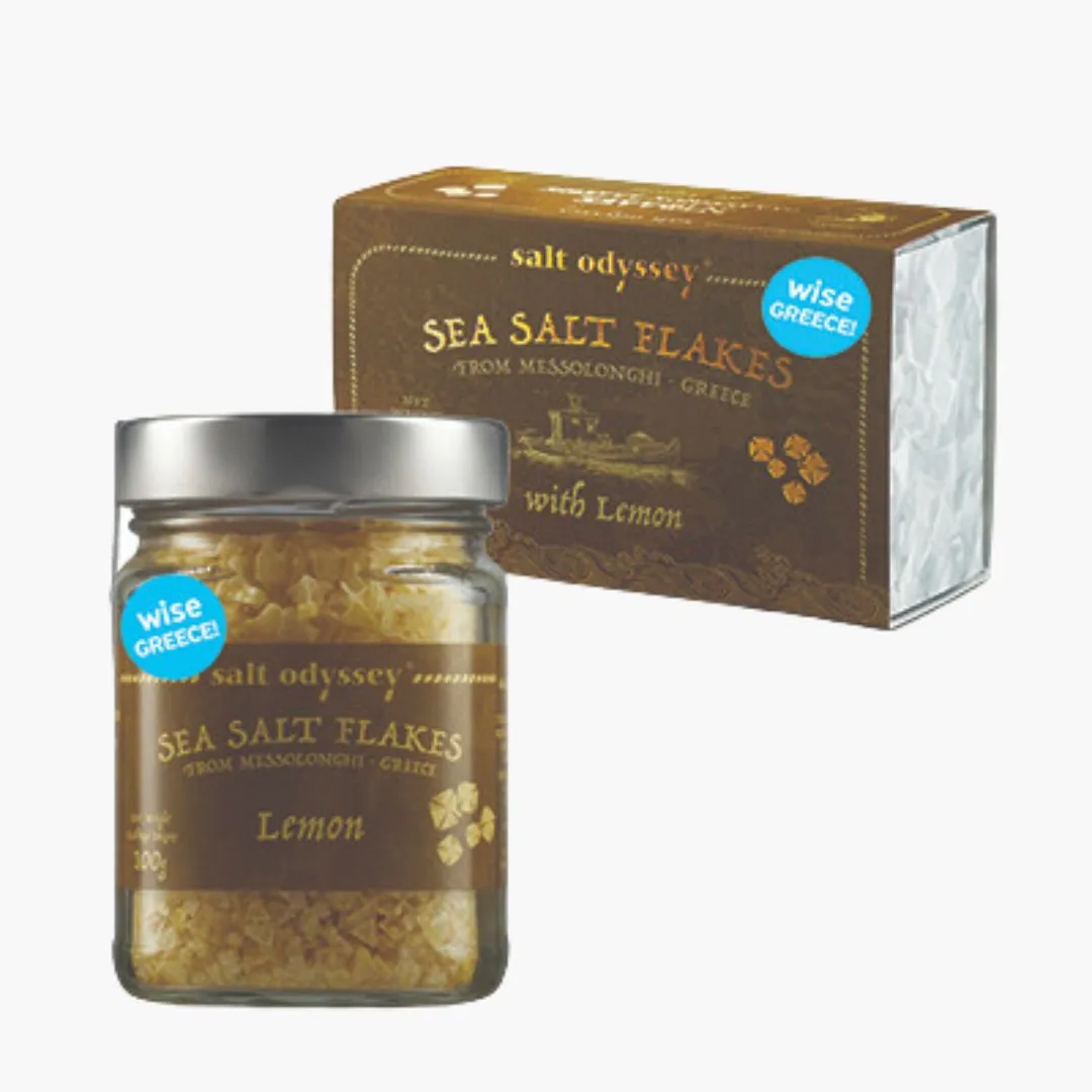 Salt Odyssey Sea Salt Flakes with Lemon