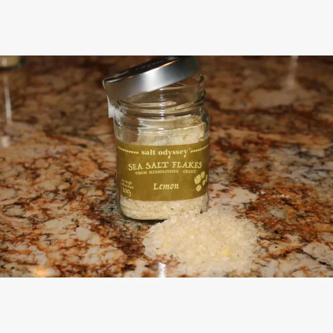 Salt Odyssey Sea Salt Flakes with Lemon