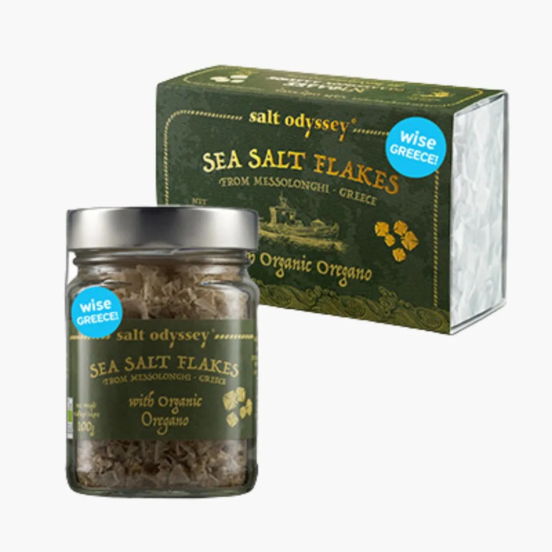 Sea Salt Flakes w/ Organic Oregano