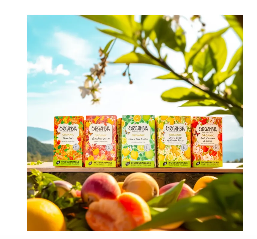 Organic Organsia Yuzu, Lychee & Mint Tea 