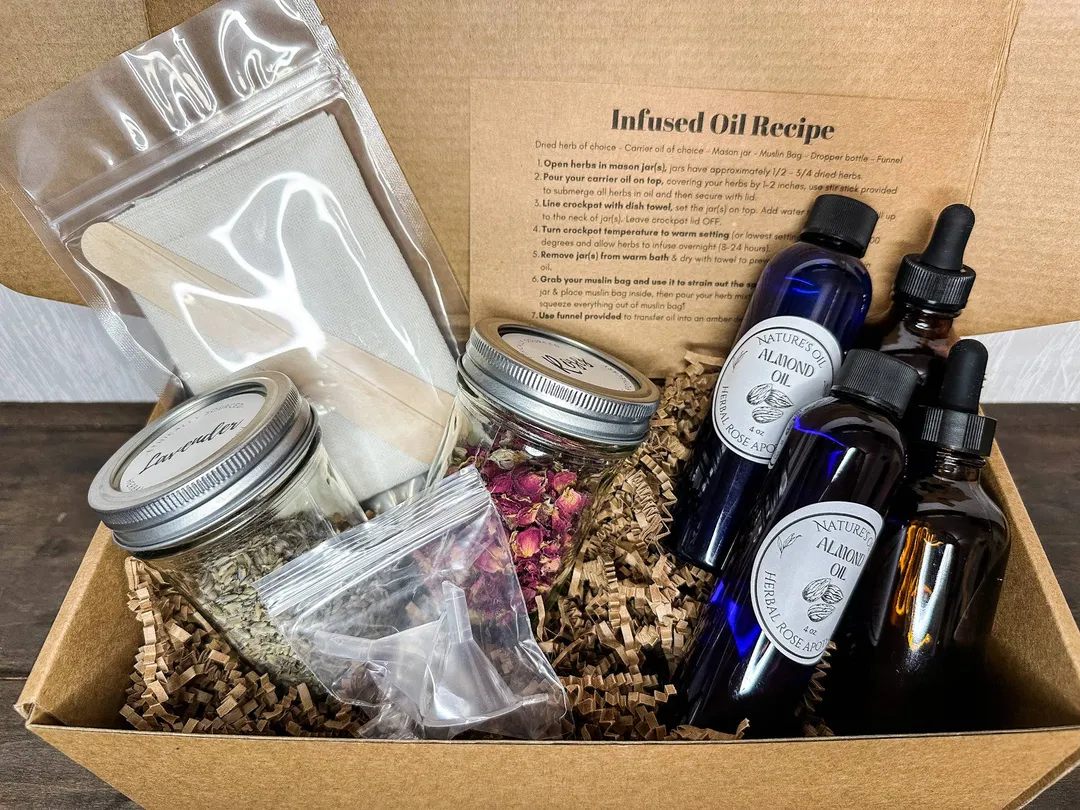 DIY 2 Herb Infused Oil Box Kit