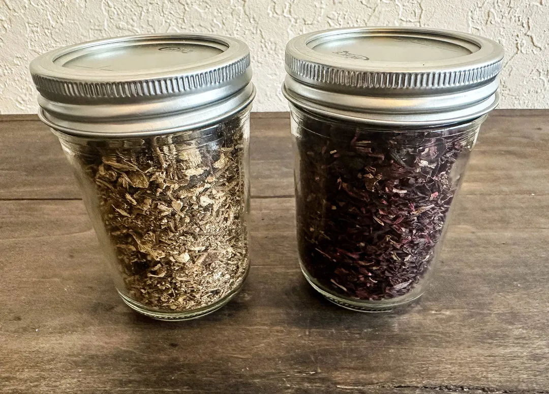 Dried Herbs Small Jars