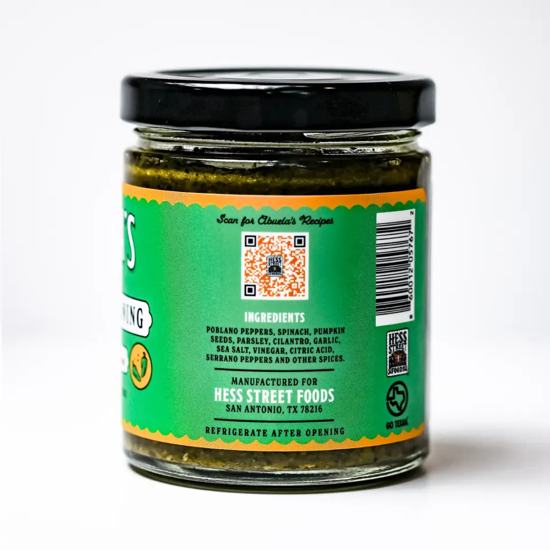 Abuela's Verde Roasted Poblanos Chorizo Seasoning (6 oz)