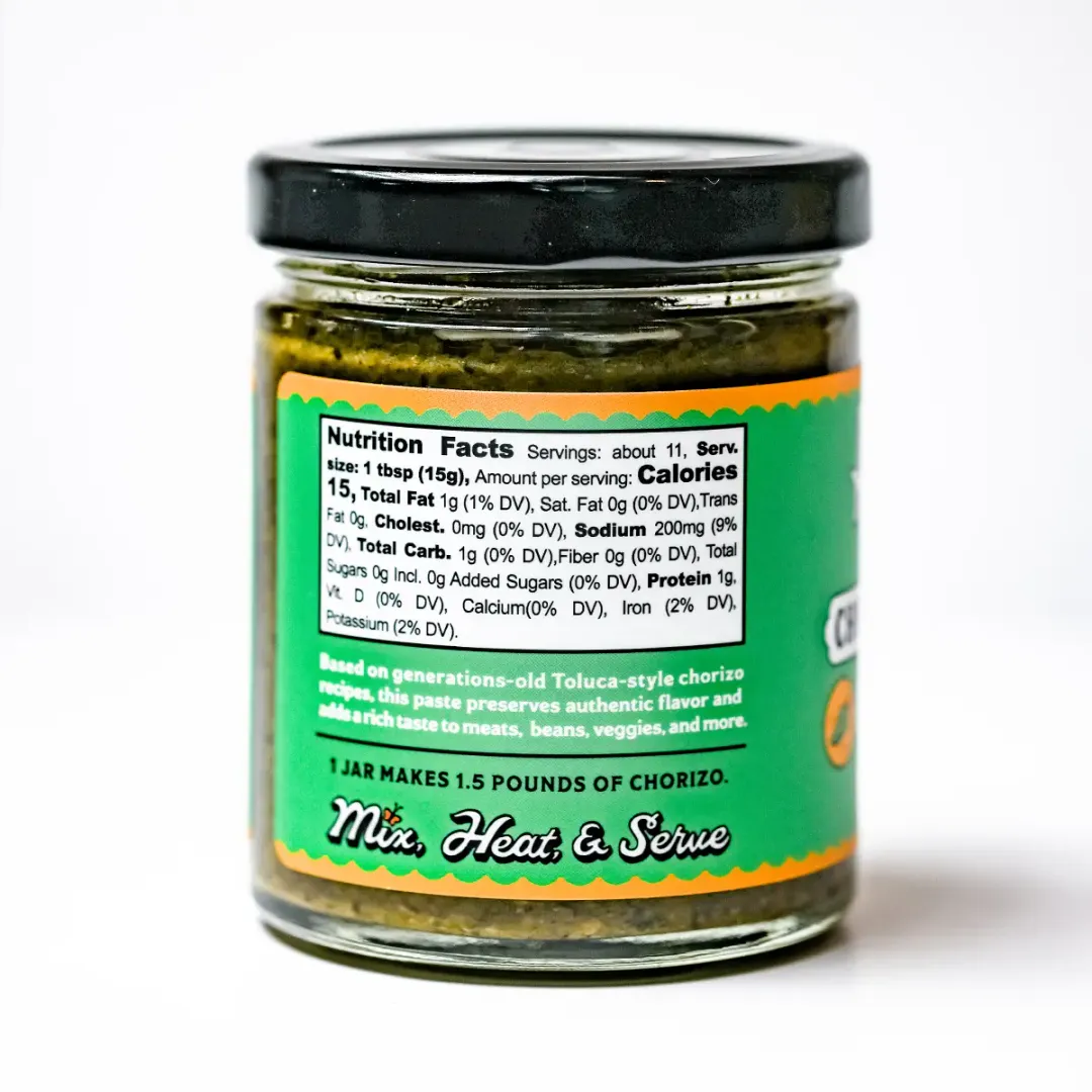 Abuela's Verde Roasted Poblanos Chorizo Seasoning (6 oz)