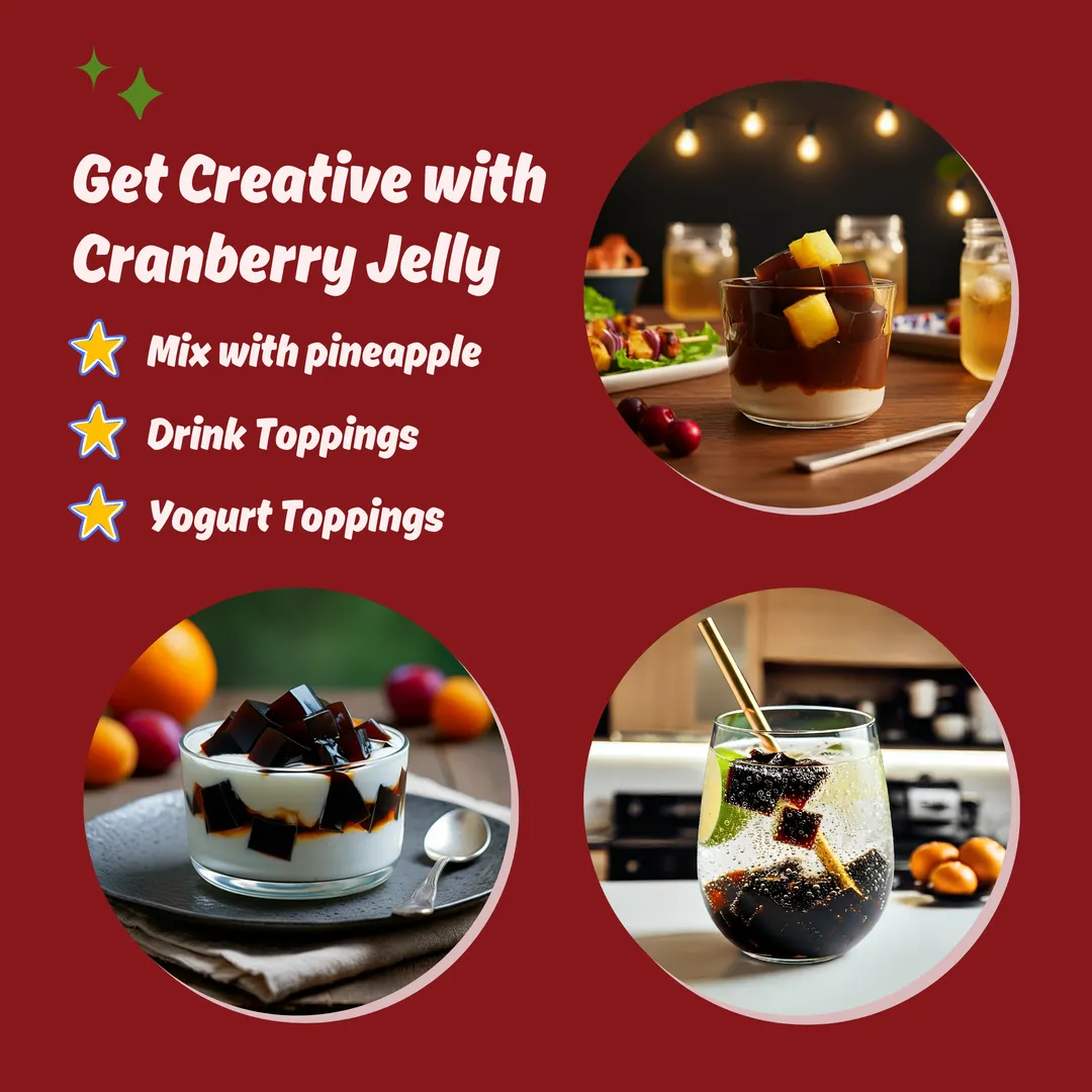 HeySweet Cranberry Chia Seed Jelly
