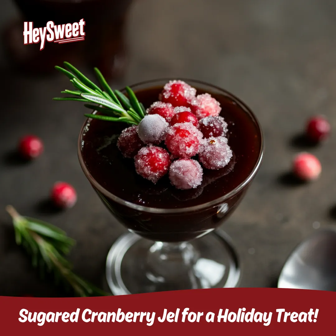 HeySweet Cranberry Chia Seed Jelly