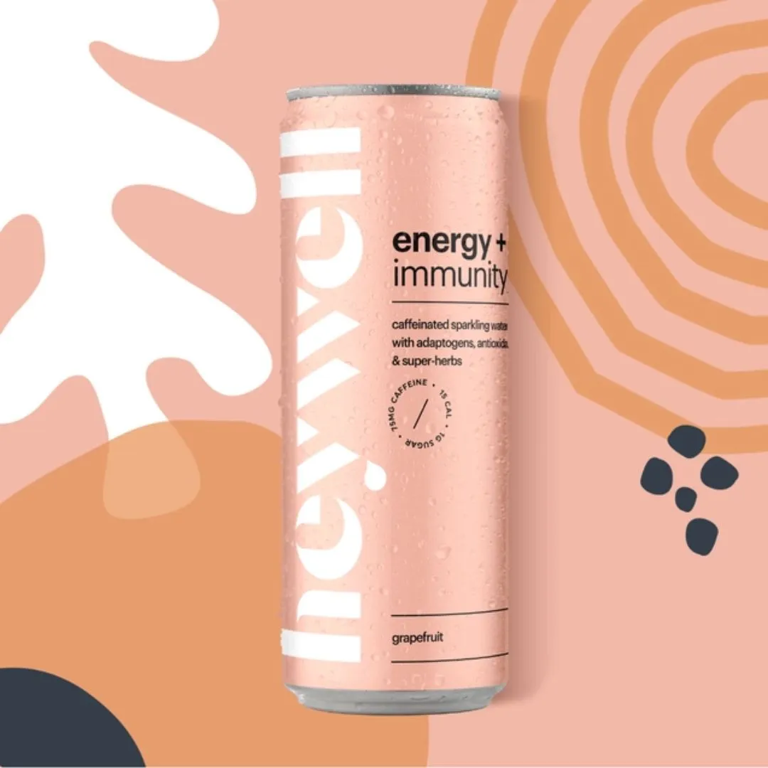 Heywell Energy + Immunity Sparkling Grapefruit - 12 Pack 12