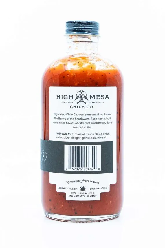 Roasted Fresno Hot Sauce