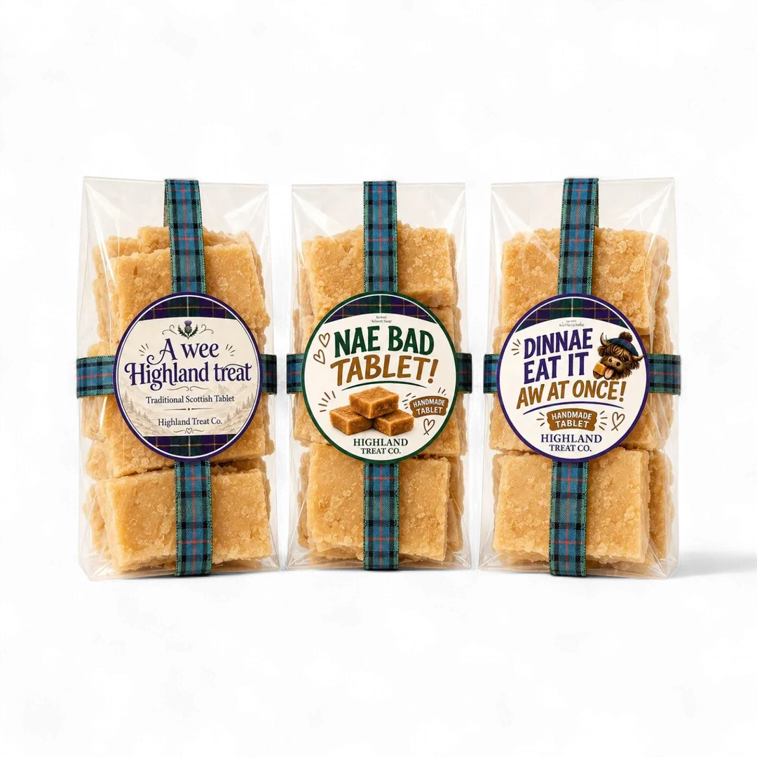 Traditional Scottish Tablet - Display Bag
