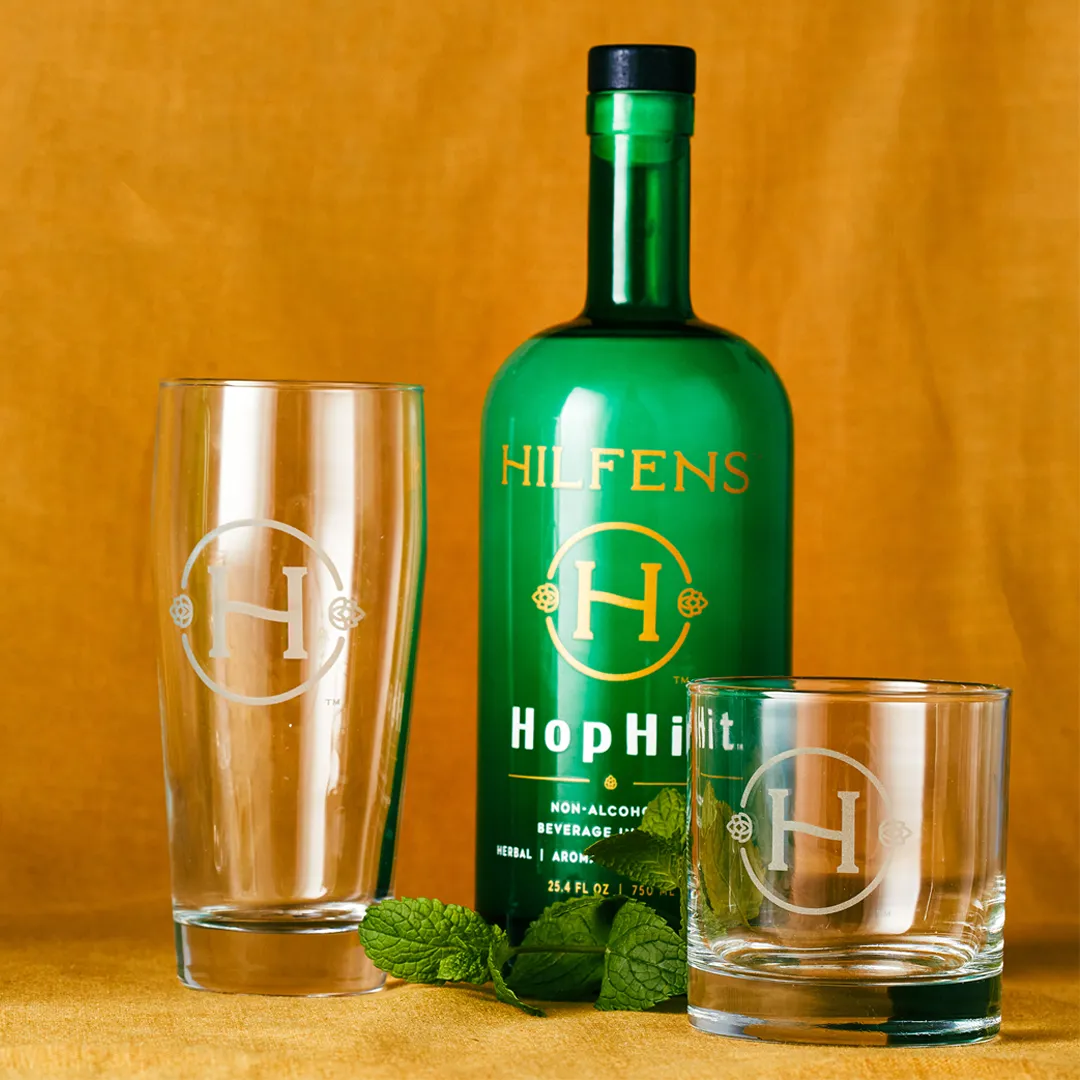 Hilfens™ HopHit™ - 750 mL Bottle, Case of 6 - Non-Alcoholic Botanical Spirit