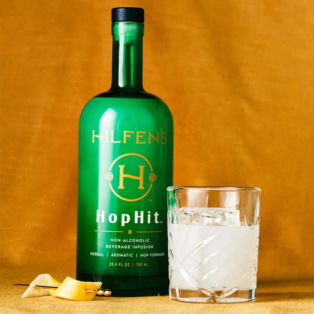 Hilfens™ HopHit™ - 750 mL Bottle, Case of 6 - Non-Alcoholic Botanical Spirit
