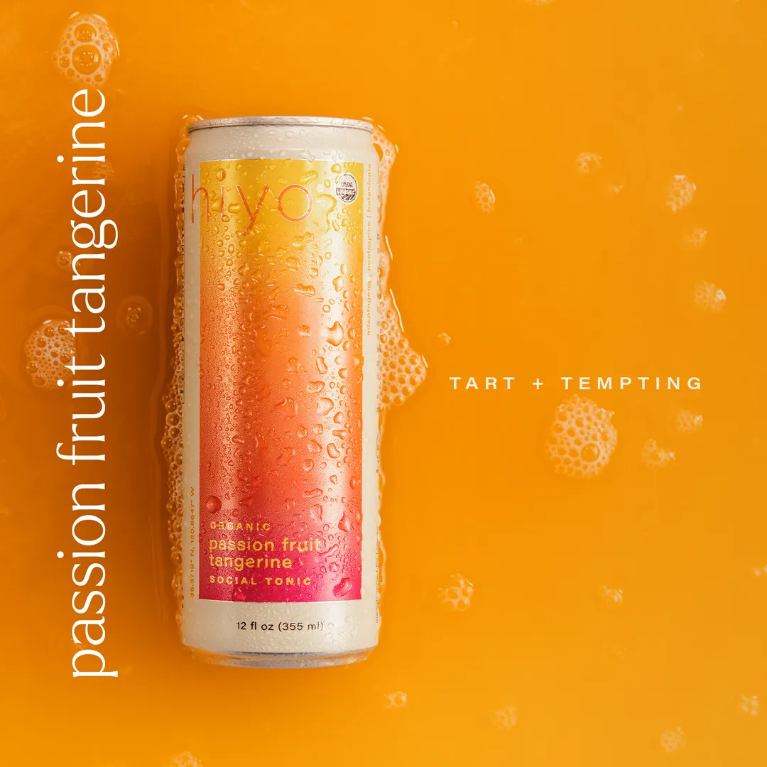 passion fruit tangerine | organic social tonic