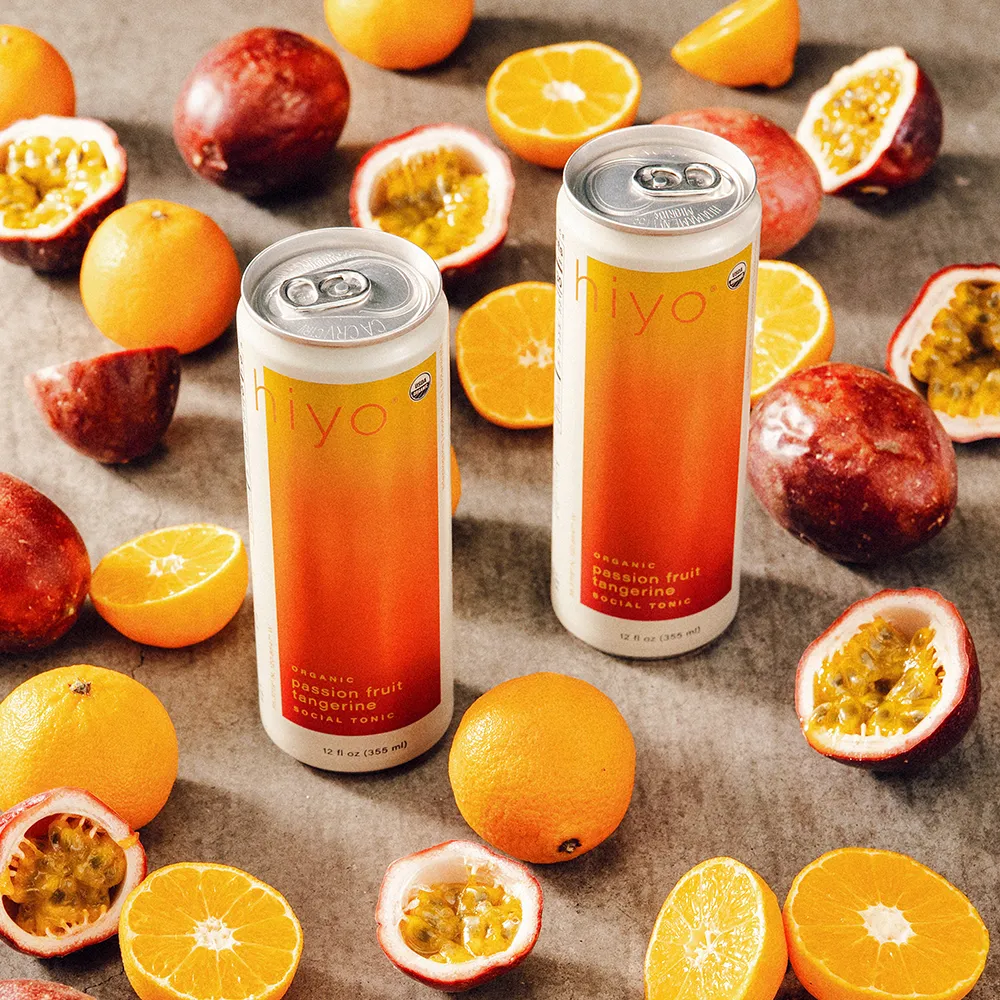 passion fruit tangerine | organic social tonic