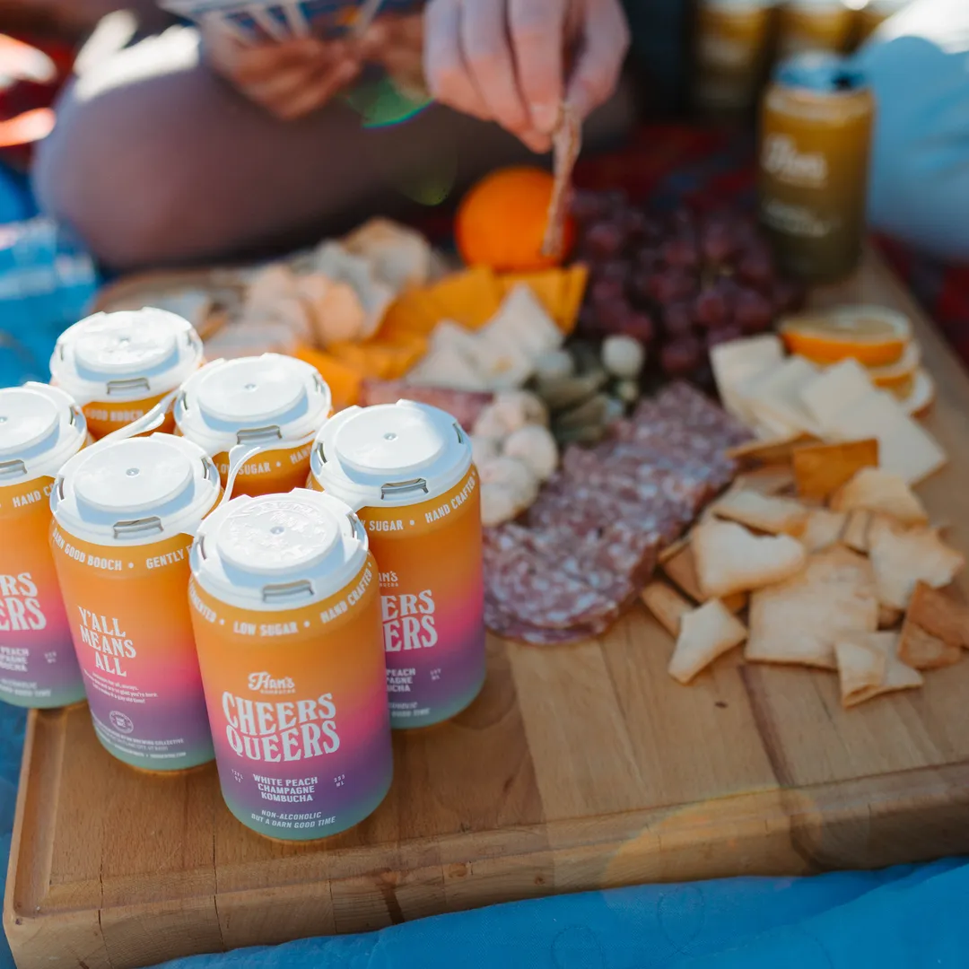 Han's Cheers Queers- White Peach Champagne Kombucha