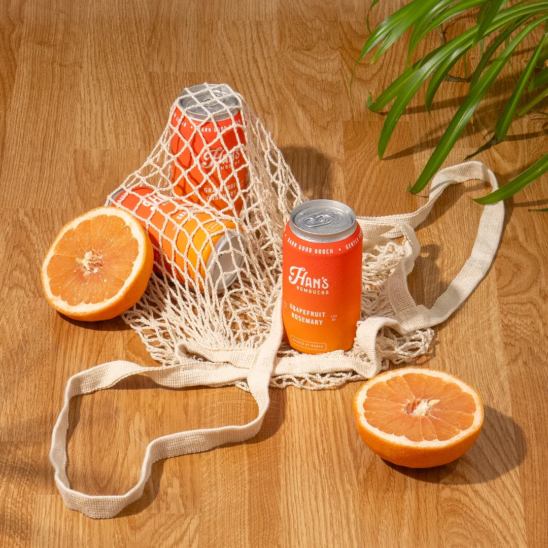 Han's Grapefruit Rosemary Kombucha