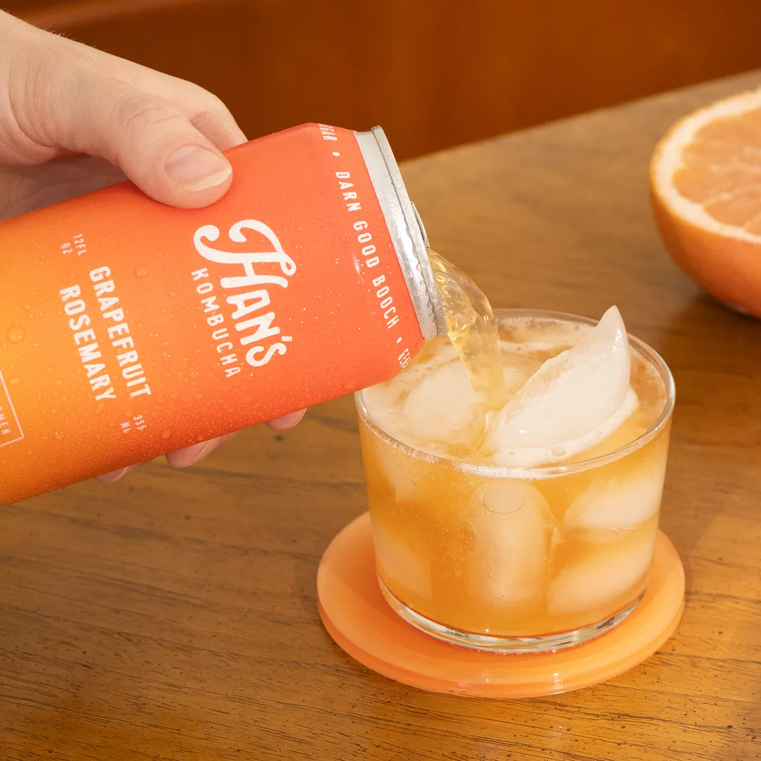 Han's Grapefruit Rosemary Kombucha